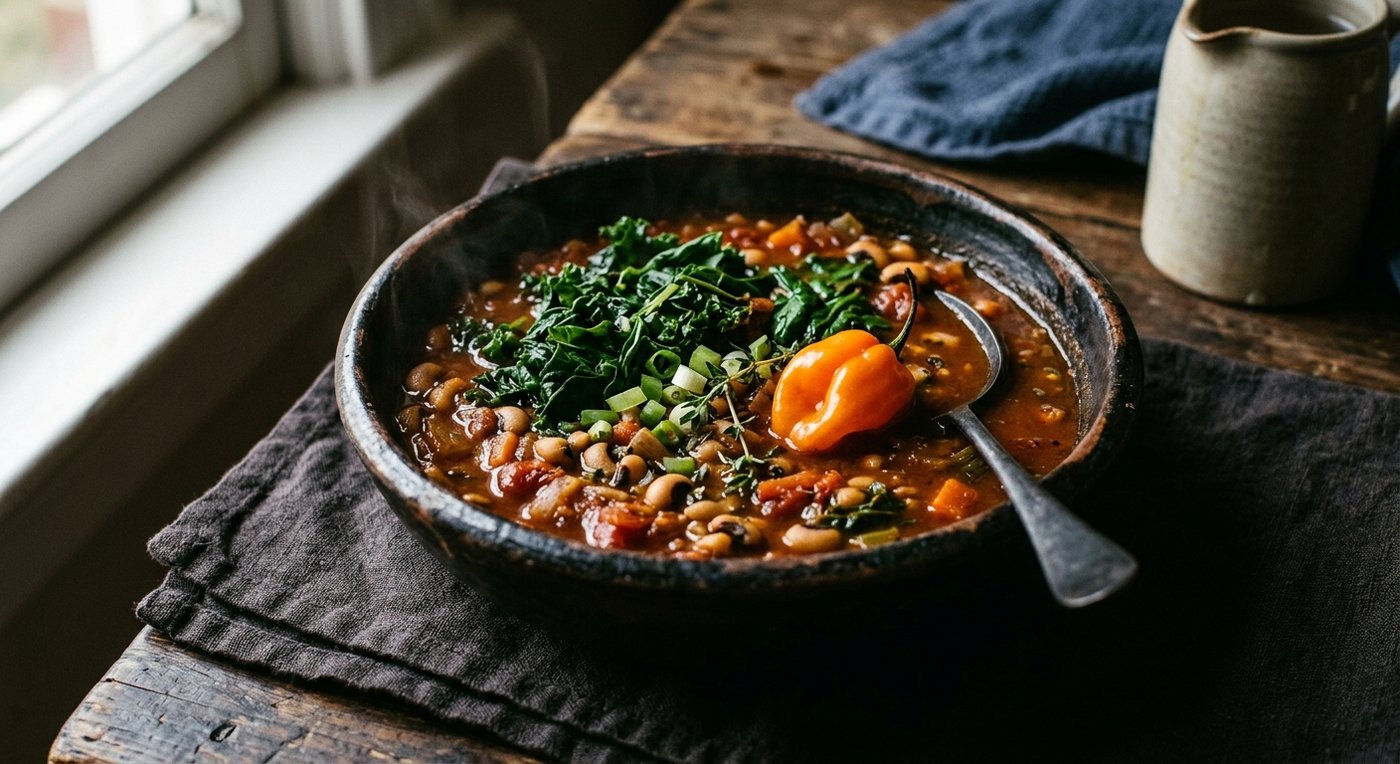 Slow Black-Eyed Pea Stew
