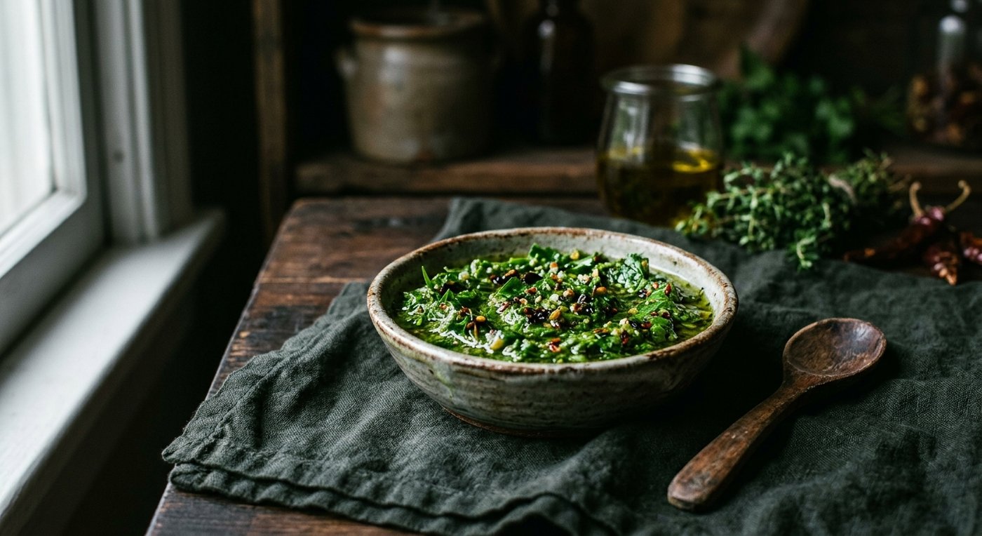 Mizizi Green — Charred Herb Sauce